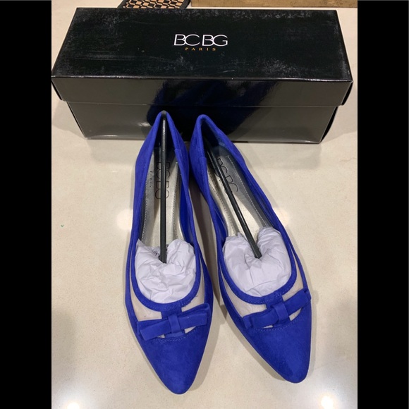BCBG PARIS Zarine Blue Suede flats - Picture 2 of 7